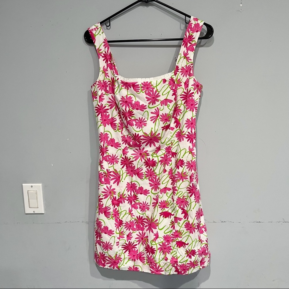 Lilly Pulitzer Floral mini dress size 4